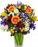 Beautiful colorful bouquet - delivery of bouquets