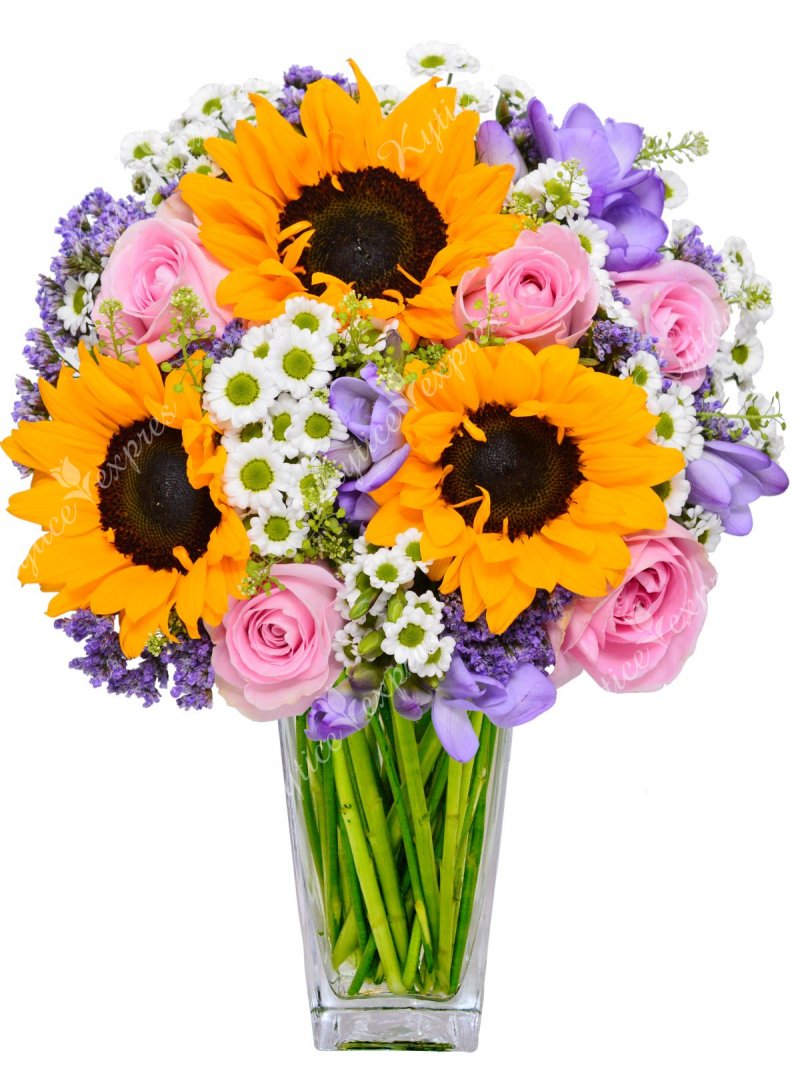 Colorful bouquet for delivery - express bouquet
