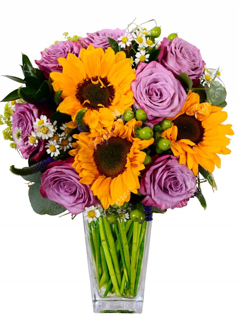 Fresh mix of flowers - delivery of flowers