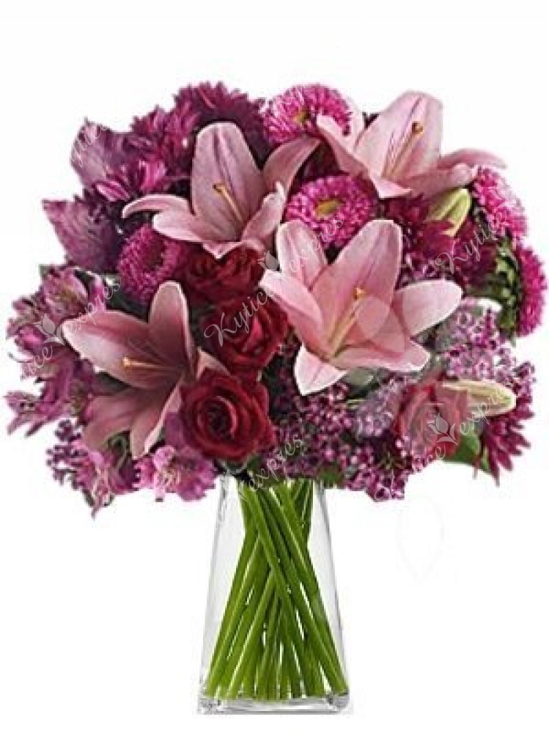 Romantic pink bouquet Iliana