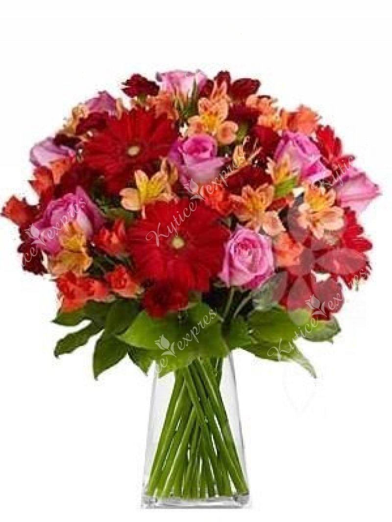 Bouquet in optimistic colors  Agata