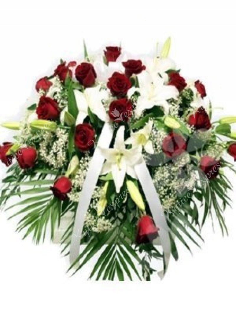 Bouquet of roses and lilies 3